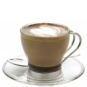 Café al estilo Marocchino de chocolate
